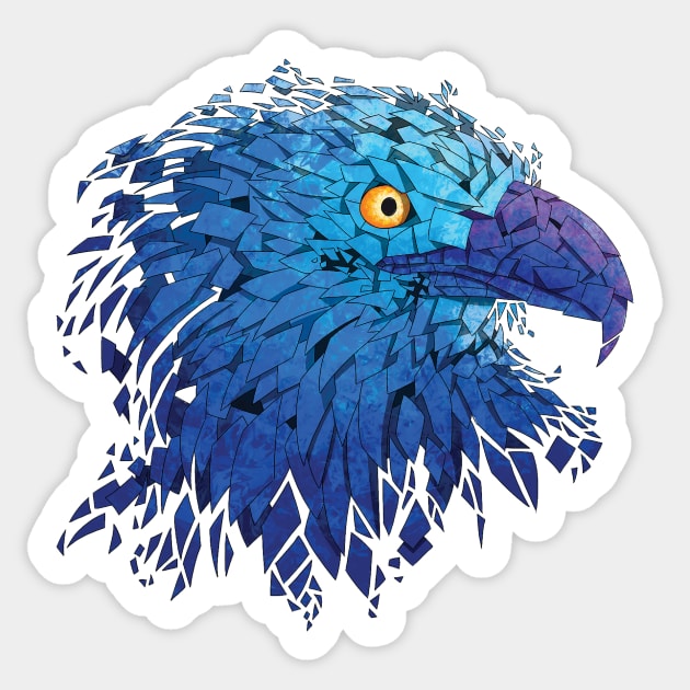 Fragment Eagle Sticker by jzanderk